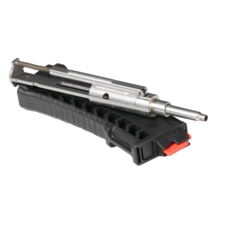 an image of the product CMMG Bravo AR-15 .22 Long Rifle Rimfire Conversion Kit W/ 25-Round Magazine- Left Handed- Black - 22BA68A
