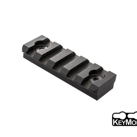 an image of the product CMMG KeyMod Conversion Rail Section 5-Slot- Aluminum Black- 55DA299