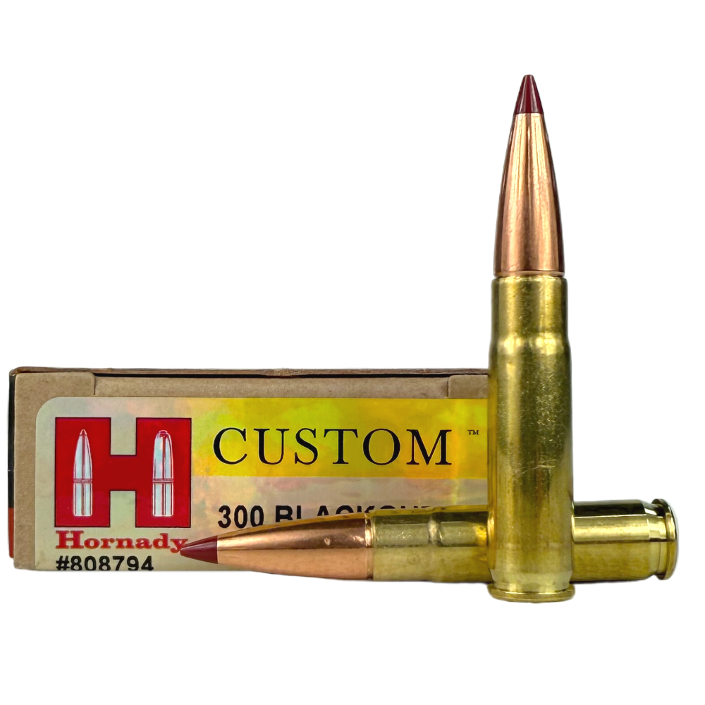Hornady Custom .300 Blackout 110 Gr. CX Polymer Tip- Lead-Free- Box of 20