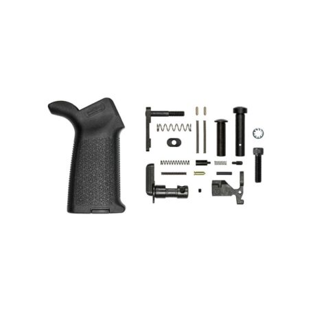 an image of the product Aero Precision M4E1 AR-15 MOE Lower Parts Kit Minus FCG- Black - APRH100984