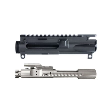 an image of the product Aero Precision AR-15 Stripped Upper Receiver & Bolt Carrier Group Combo- Left Handed- Anodized Black & Nickel Boron - APSL100566S