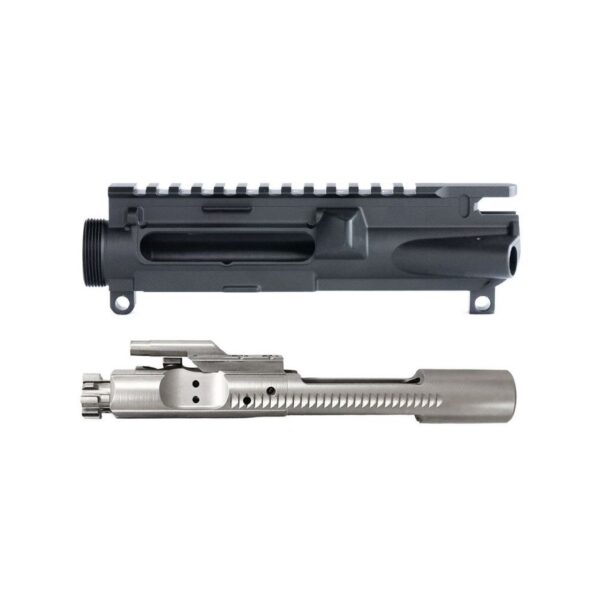 an image of the product Aero Precision AR-15 Stripped Upper Receiver & Bolt Carrier Group Combo- Left Handed- Anodized Black & Nickel Boron - APSL100566S