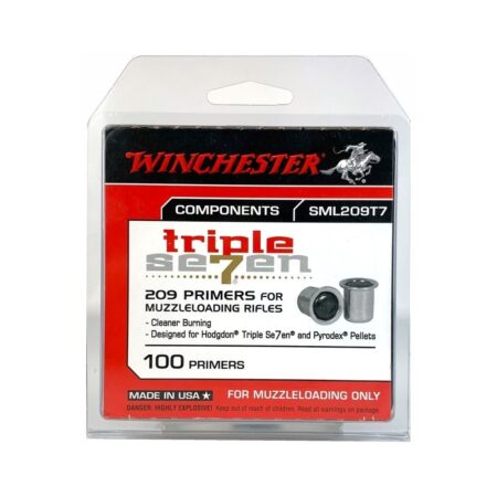 Winchester Triple Seven #209 Muzzleloading Primers- Box of 100 (HAZMAT Fee Required)- SML209T7