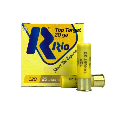 an image of the product Rio Top Target 20 Gauge 2-3/4" 7/8 oz #8 Shot- Box of 25 - TT208