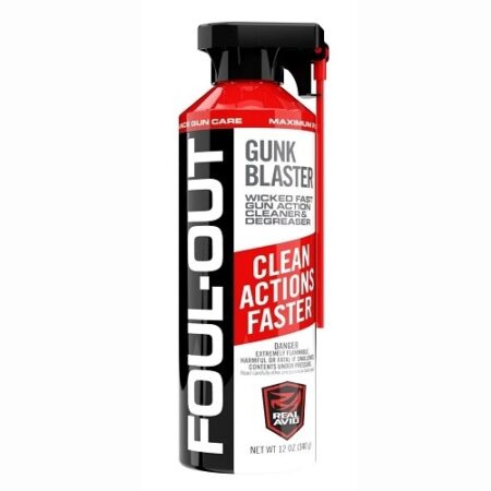 an image of the product Real Avid Foul-Out Gunk Blaster Gun Action Cleaner- 12 oz Can- AVDCB12A