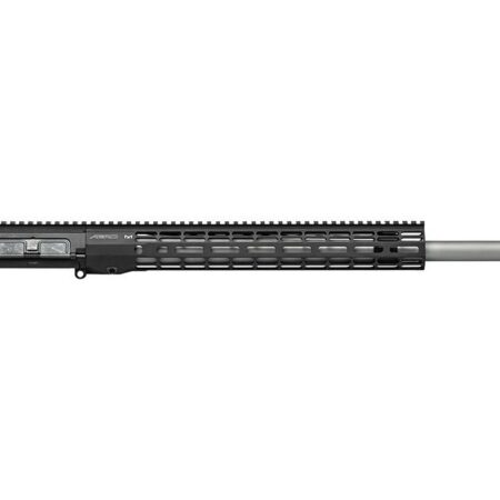 an image of the product Aero Precision AR-10 6.5 Creedmoor M5 Complete Upper Receiver, 22" Barrel, ATLAS R-ONE 15" Handguard- Anodized Black- APAR538705M46