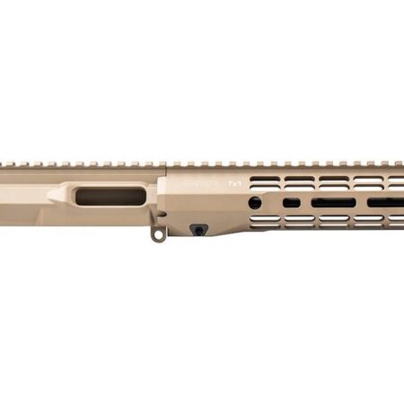 an image of the product Aero Precision EPC-9 AR-15 9mm Complete Threaded Upper Receiver with 8.3" Barrel, ALTAS R-ONE 7.3" Handguard- FDE- APAR620711M85