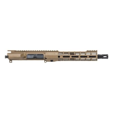 an image of the product Aero Precision AR-15 .300 Blackout M4E1 Threaded Complete Upper Receiver, 10" Barrel, Atlas S-One 9.3" Handguard- FDE- APAR700312M4