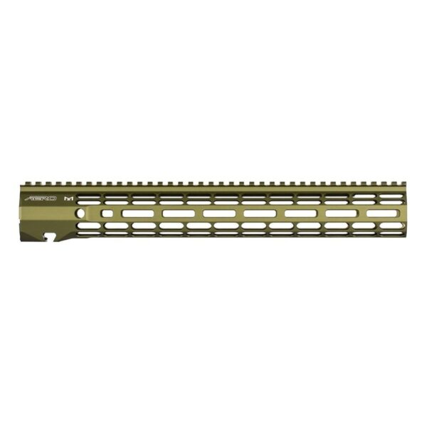 an image of the product Aero Precision M5 AR-10 Atlas R-One M-LOK 15" Handguard- Aluminum- Anodized ODG- APRA538772A