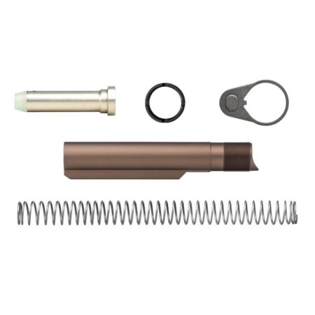 an image of the product Aero Precision AR-15 Enhanced Carbine Buffer Tube Kit- Anodized Kodiak Brown- APRH101460C