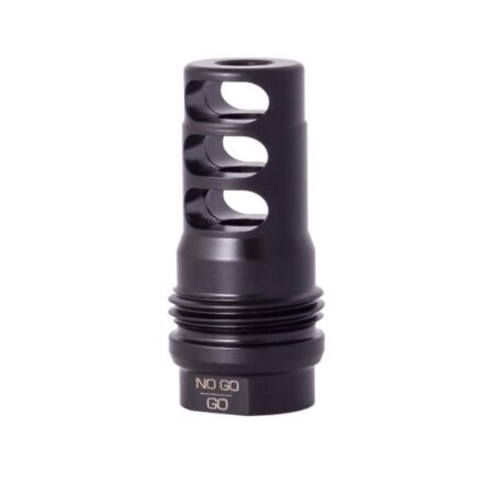 Rugged Suppressors 3 Port Muzzle Brake 1/2"x28 Dual Taper Lock- Steel Black- MB011