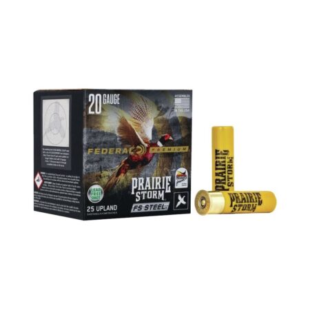an image of the product Federal Premium Prairie Storm FS Steel 20 Gauge 3" 7/8 oz #3 Steel Shot- Box of 25 - PFSX207FS3