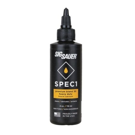 an image of the product SIG SAUER SPEC1 Premium Blend 30WT Synthetic Firearm Lubricant- 4 oz- SPEC1-30WT-4OZ