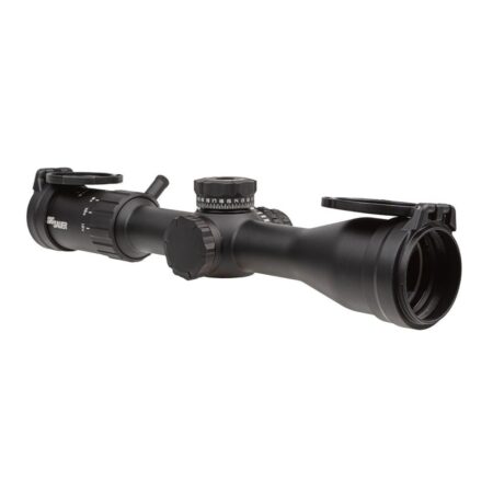 SIG SAUER WHISKEY4 2.5-10x42mm Hunting Rifle Scope 30mm Main Tube, Illuminated Hellfire QuadPlex Reticle- Black- SOW42004