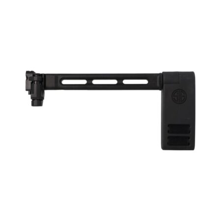 an image of the product SIG SAUER MCX/MPX Fixed/Folding Pistol Brace With Locking Hinge- 1913 Interface- Black - 8901672