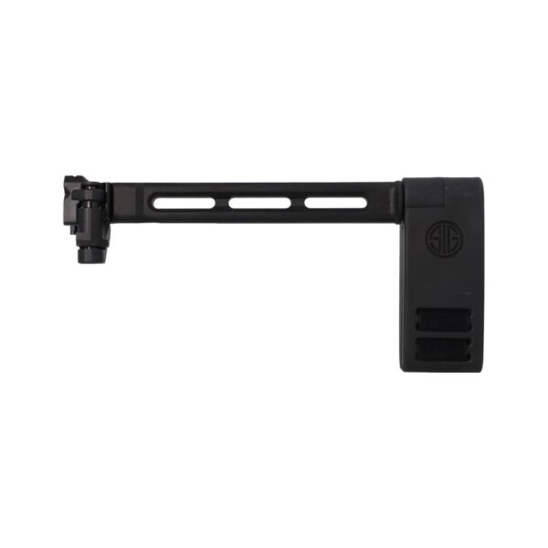 an image of the product SIG SAUER MCX/MPX Fixed/Folding Pistol Brace With Locking Hinge- 1913 Interface- Black - 8901672