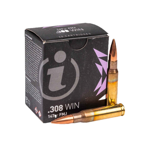 Igman .308 Winchester 147 Gr. Full Metal Jacket- Box of 20- IG308