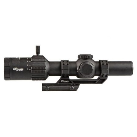 SIG SAUER Tango-MSR LPVO 1-6x24mm 30mm Main Tube Illuminated BDC-FFP Reticle, 0.5 MOA W/ 1.535 Mount- Black Capped- SOTM61002