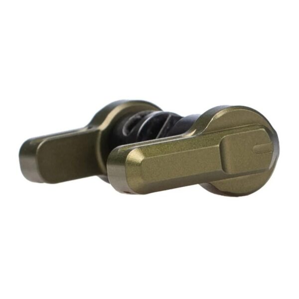 an image of the product Aero Precision AR-15/AR-10 Pro Ambidextrous Safety Selector 45/90Â° Throw- ODG Anodized - APRH102052C