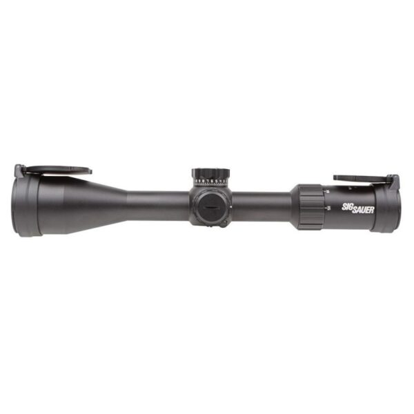 SIG SAUER WHISKEY4 5-20x50mm Rifle Scope 30mm Main Tube - 0.25 MOA Milling Hunter Reticle, Zero Stop- Non-Illuminated-  Black- SOW45001