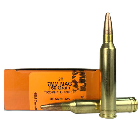 HSM Factory Blemish 7mm Remington Magnum 160 Gr. Speer Trophy Bonded Bearclaw- Box of 20- 7mmMAG-28-N-FB
