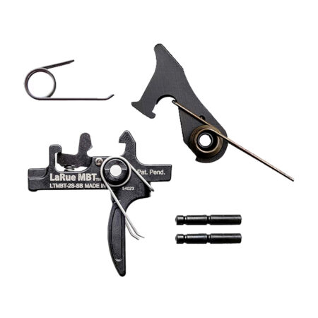 LaRue Tactical MBT-2S Trigger Group AR-10/15 Two Stage Trigger- Straight- Black- LT-MBT-2S-SB