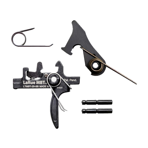 LaRue Tactical MBT-2S Trigger Group AR-10/15 Two Stage Trigger- Straight- Black- LT-MBT-2S-SB