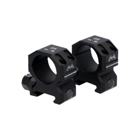 SIG SAUER BuckMasters Scope Rings, 1" Low(0.85in), Aluminum- Matte Black- SOA10033