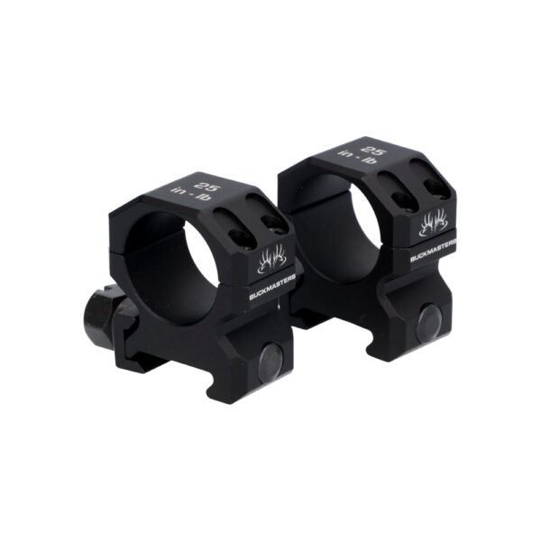 SIG SAUER BuckMasters Scope Rings, 1" Low(0.85in), Aluminum- Matte Black- SOA10033