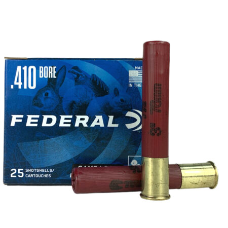 an image of the product Federal Game Load Hi-Brass .410 Bore 3" 11/16 oz #7-1/2 Shot- Box of 25- H41375