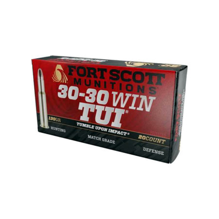 Fort Scott Munitions .30-30 Winchester 130 Gr. TUI Solid Copper Spun- Lead Free- Box of 20