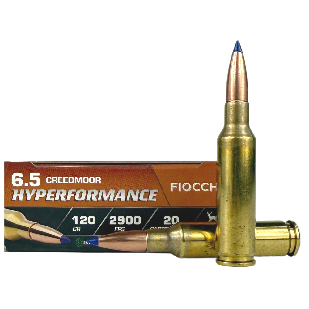 Fiocchi Hyperformance 6.5mm Creedmoor 120 Gr. Barnes Tipped TSX- Lead-Free- Box of 20