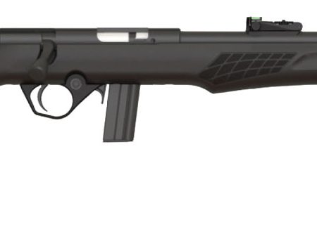 Rossi RB22L1811 RB22  Full Size 22 LR 10+1, 18" Matte Black Button Rifled Free Floating Steel Barrel, Matte Black Stainless Steel Receiver, Black Monte Carlo Stock, Right Hand
