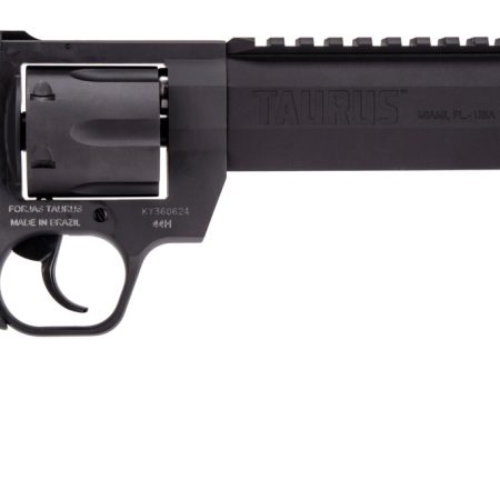 Taurus 2-440081RH Raging Hunter  44 Rem Mag 6rd 8.37" Black Stainless Steel Barrel Matte Black Oxide Steel Frame & Cylinder Black Rubber with Integrated Red Cushion Insert Grip