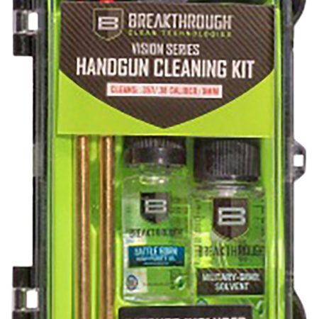 Breakthrough Clean BTECC9 Vision Series Cleaning Kit 9mm & 38 Cal Pistol/9 Pieces Multi-Color