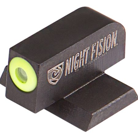 Night Fision CNK025001YGX Tritium Night Sights for Canik  Green Tritium Yellow Outline Front Sight TP9SF/TP9SF Elite/SP9SA Mod 2