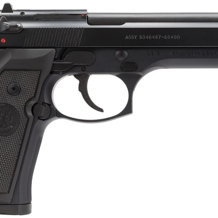 Beretta USA J92M9A0CA M9 *CA Compliant Full Size Frame 9mm Luger 10+1, 4.90" Steel Barrel, Black Bruniton Serrated Steel Slide & Aluminum Frame w/Beavertail, Ambidextrous