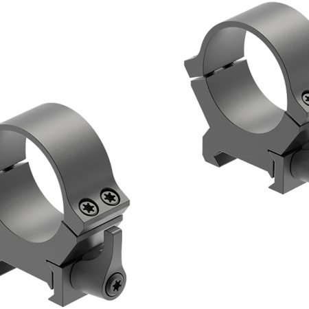 Leupold 174076 QRW2 Cross-Slot Scope Ring Set Matte Black Steel 30mm Tube Medium Quick Release Picatinny/Weaver