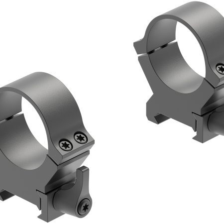 Leupold 174078 QRW2 Cross-Slot Scope Ring Set Matte Black Steel 30mm Tube High Quick Release Picatinny/Weaver