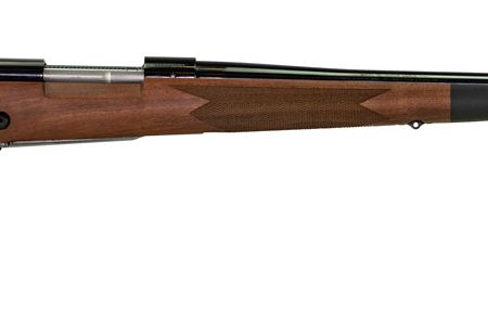 Winchester Repeating Arms 535203229 Model 70 Super Grade 264 Win Mag Caliber with 3+1 Capacity, 26" Barrel, High Polished Blued Metal Finish & Satin Fancy Walnut Stock Right Hand (Full Size)