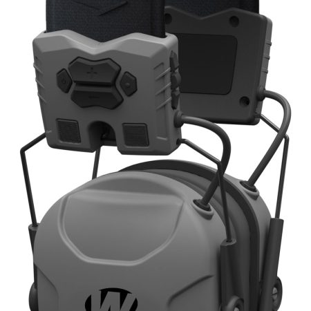 Walker's GWPXSEMBT XCEL 500BT Digital Electronic Muff 26 dB Over the Head Gray/Black Polymer