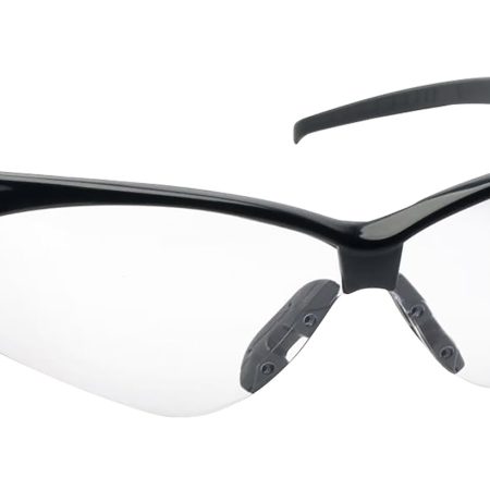 Walker's GWPSGLCLR Sport Glasses Crosshair Adult Clear Lens Polycarbonate Black Frame