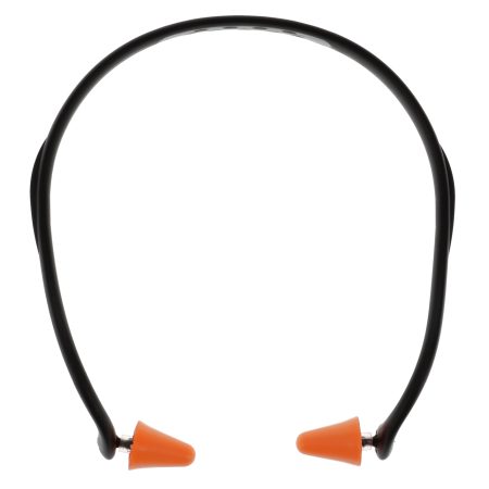 Walker's GWPPLGBND Pro-Tek Ear Plug Band Foam, 25 dB, Behind The Neck Orange/Black Adult