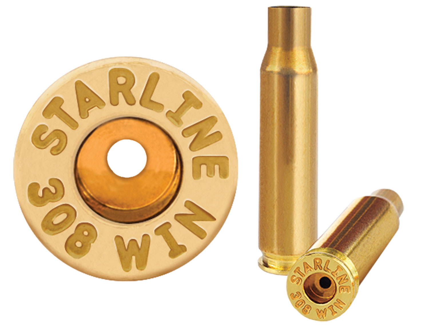 Starline Brass 308WINEUP50 Unprimed Cases 7.62x51mm NATO Rifle Brass 50 Per Bag