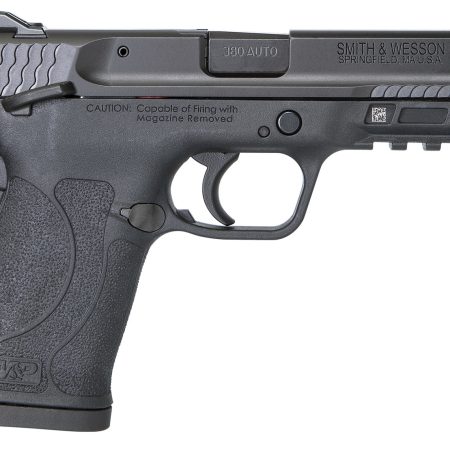 Smith & Wesson 11663 M&P Shield EZ Micro-Compact Frame 380 ACP 8+1, 3.67" Black Armornite Steel Barrel & Serrated Slide, Matte Black Polymer Frame w/Picatinny Rail, Thumb/Grip Safety, Ambidextrous