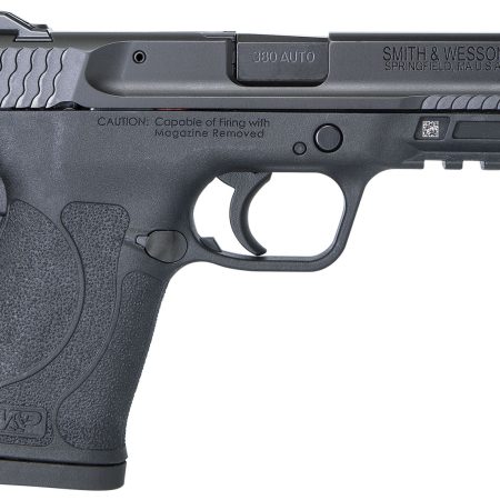 Smith & Wesson 180023 M&P Shield EZ 380 ACP 8+1 3.67" Barrel, Black Polymer Frame With Picatinny Acc. Rail, Black Armornite Stainless Steel Slide, Loaded Chamber Indicator, No Manual Safety