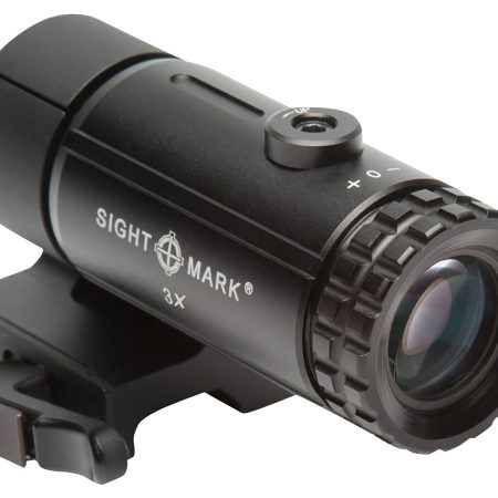 Sightmark SM19063 T-3 Magnifier 3X with Flip to Side Mount Matte Black 3 x 23mm