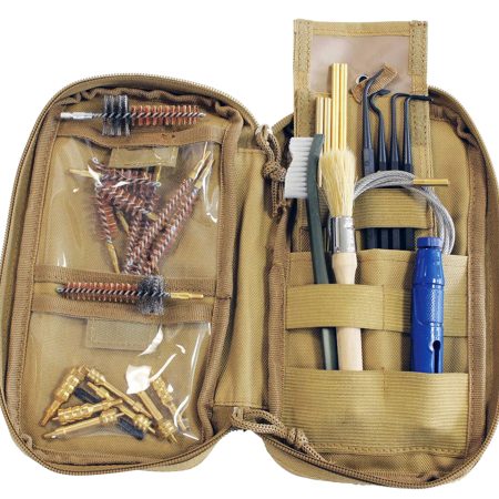 Birchwood Casey 41651 Range Cleaning Kit Handgun/Rifle 29 Pieces Tan
