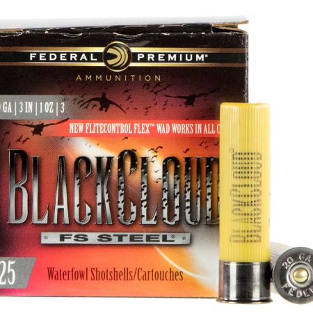 Federal PWBX2093 Black Cloud FS 20Gauge 3" 1oz 3Shot 25 Per Box/10 Case