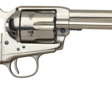 Taylors & Company 555113 1873 Cattleman 45 Colt (LC) Caliber with 5.50" Barrel, 6rd Capacity Cylinder, Overall Nickel-Plated Finish Steel & Mother of Pearl Grip